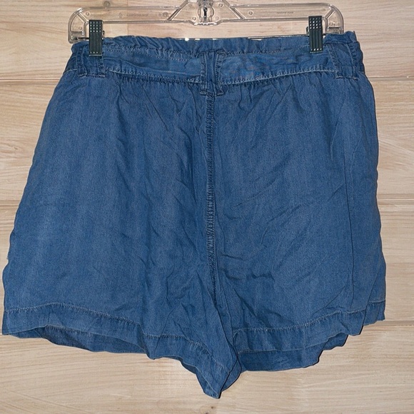 Time and Tru Womens Belted High Rise Pull-on Tencel Short Size L - Picture 6 of 8